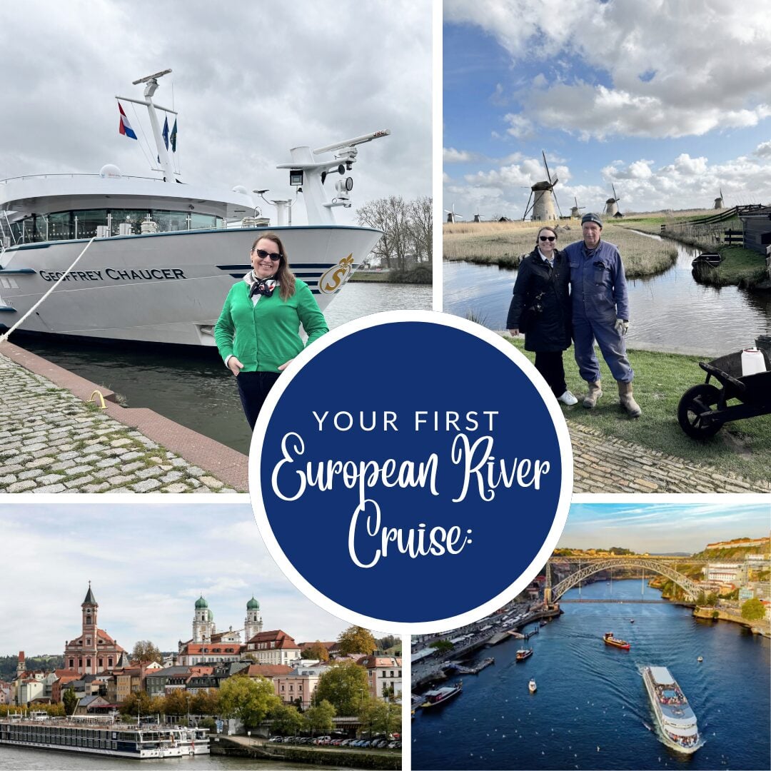 Your First River Cruise Blog Graphic 4 photos of river cruises